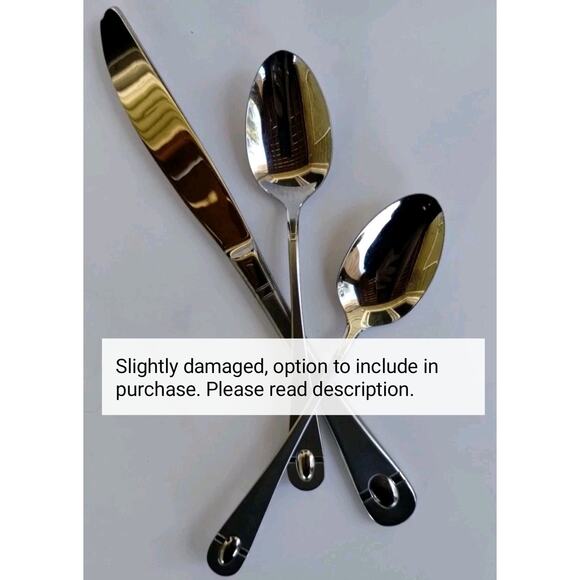 Oneida Garnet Flatware Satin Stainless 18/10 Odd Lot Butter Knives & Tea Spoons - Picture 12 of 16